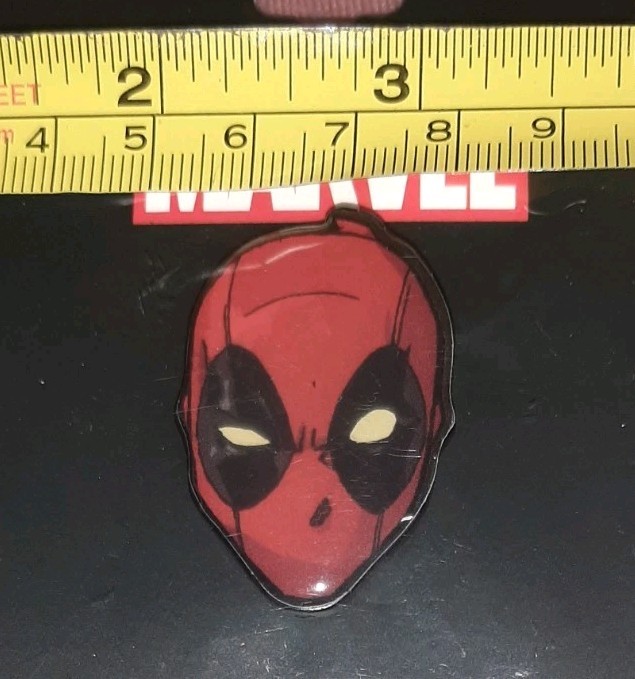 BioWorld Marvel Deadpool Mask Face Lapel Pin NEW