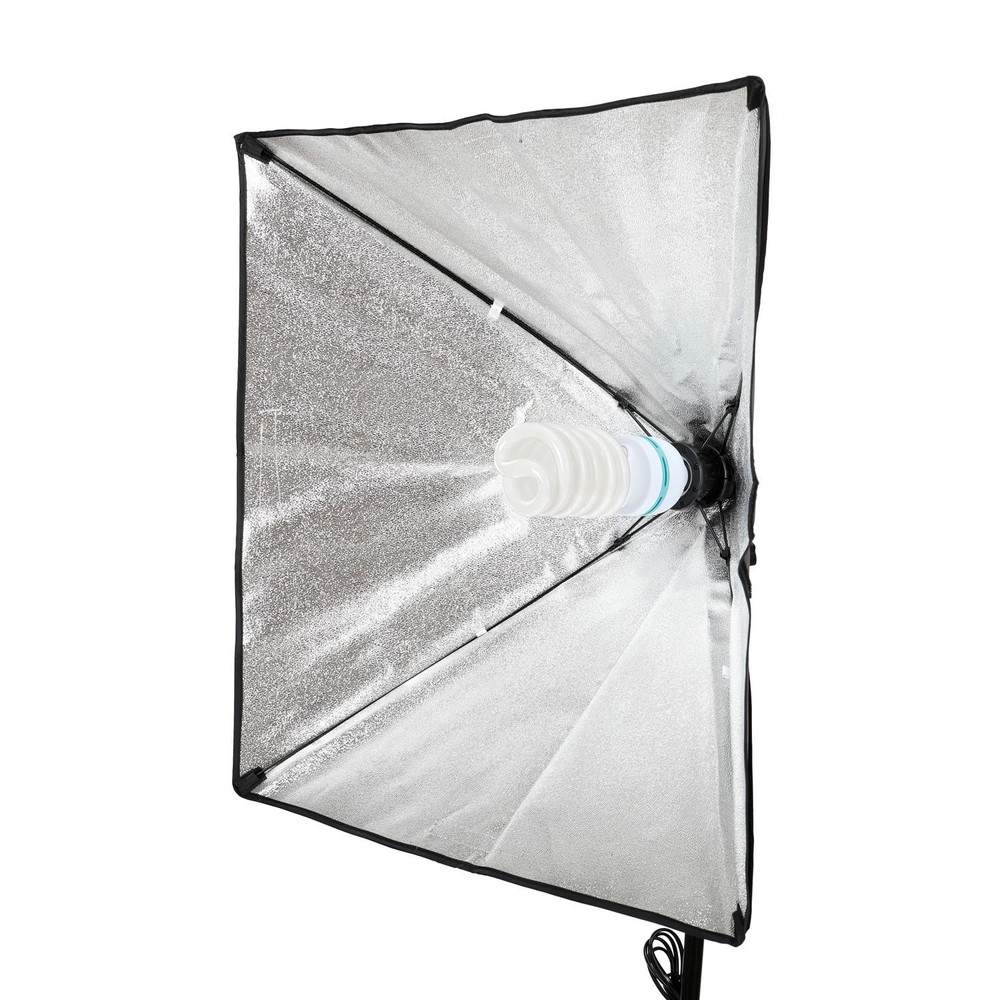 3 x Softbox Continuous Lighting Studio with 3 Adjustable Light Stands Carry Bag