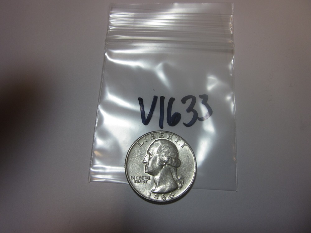 1964 Washington Silver Quarter 90% Silver