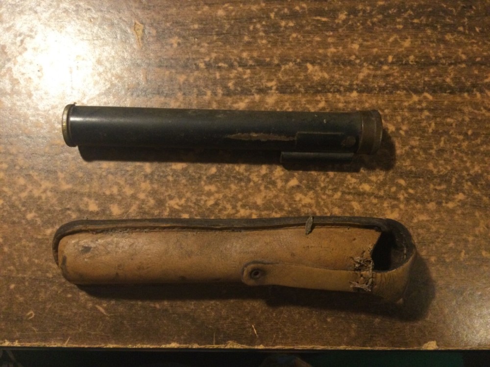 Vintage Hand Held Sight Level with Case.