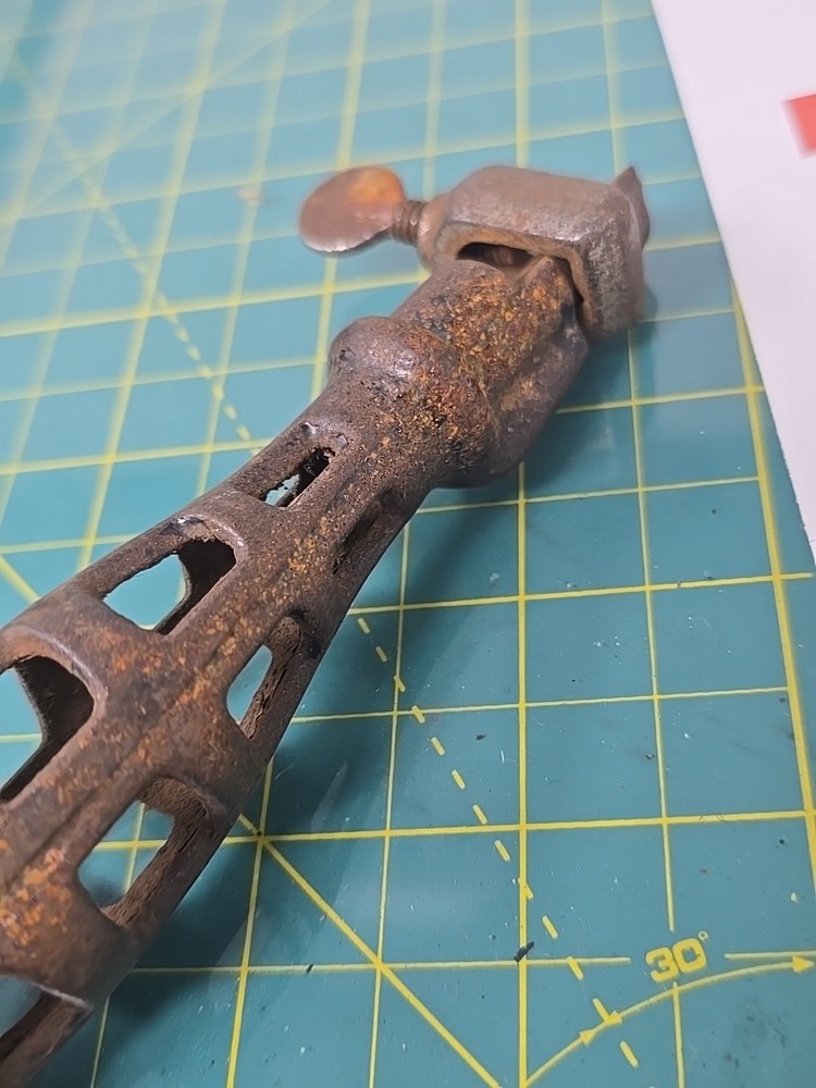 Vintage Metal file Handle - Cast Iron File Handle