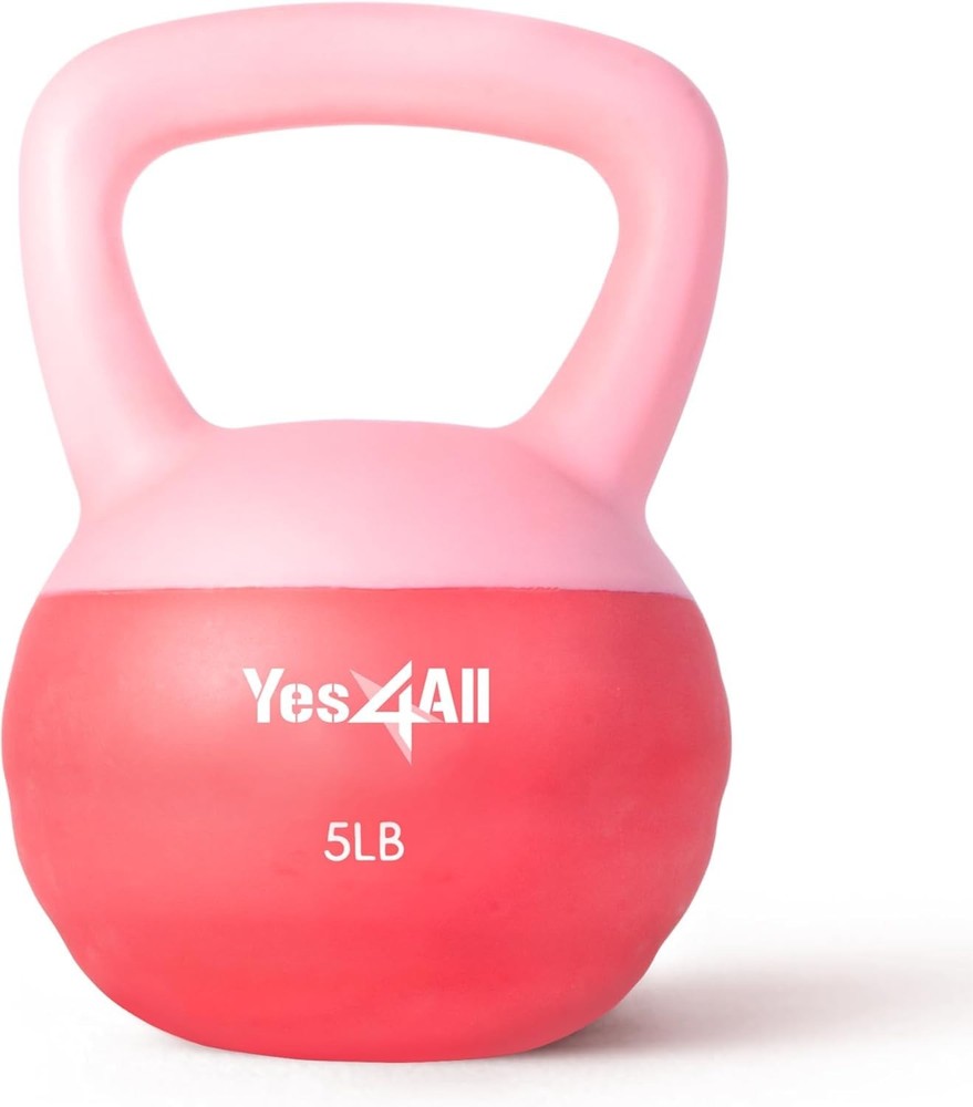 Soft Kettlebell PVC Kettlebells Exercise Weights & Color-Coded Strength Training
