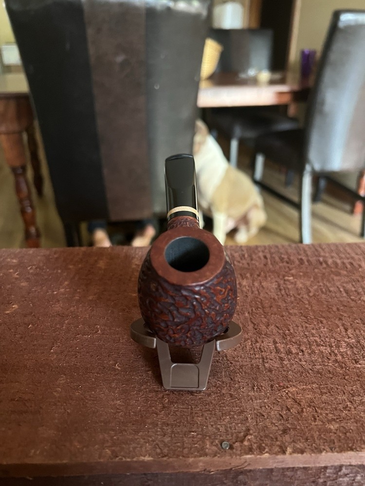 Joe Case Rustic Egg Briar Pipe