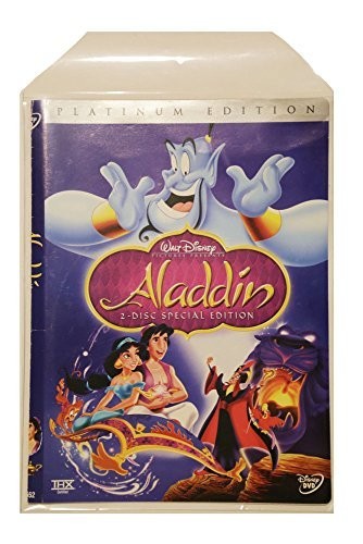 StarTechDeals 200 Clear CPP Plastic DVD Sleeves with Flap for 14mm