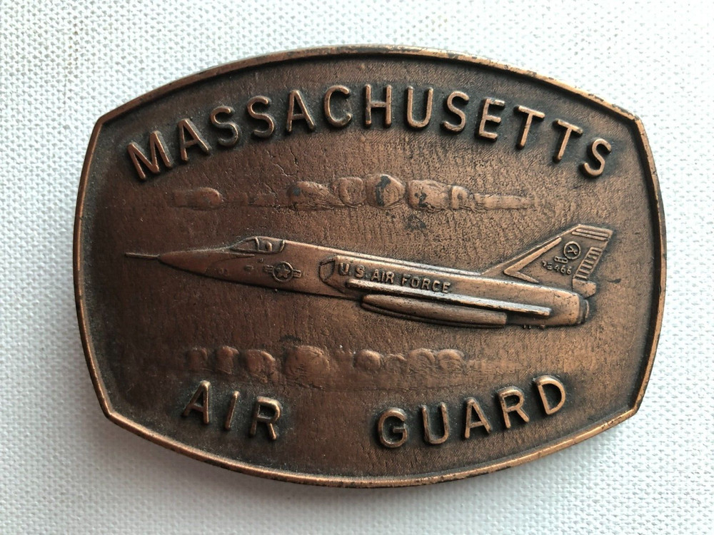 Massachusetts Air Guard Belt Buckle