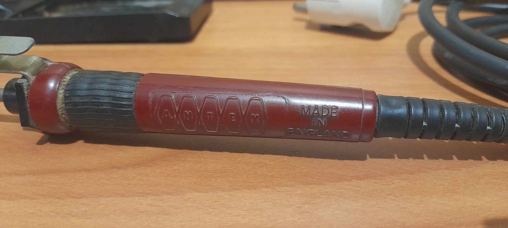 ANTEX vintage soldering iron + base