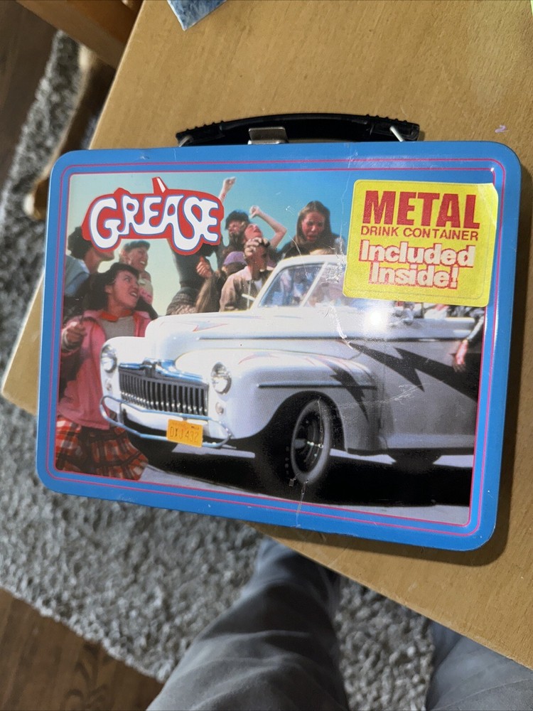 Grease METAL LUNCH BOX with Drink Container NECA