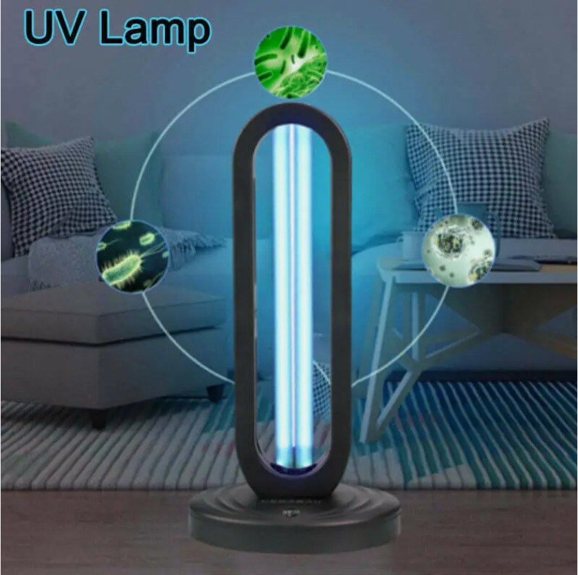 ABS+quartz Home Ozone UV Light Disinfection w/Remote Controller Anti-virus