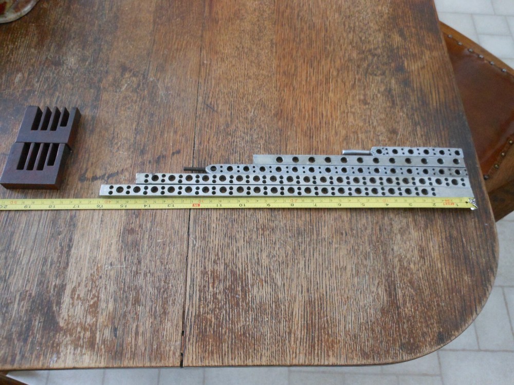 Machinist tool & die aluminum parallel bars with blocks