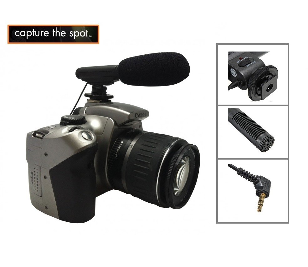 Mini Condenser Pro Microphone For Nikon Coolpix P1000