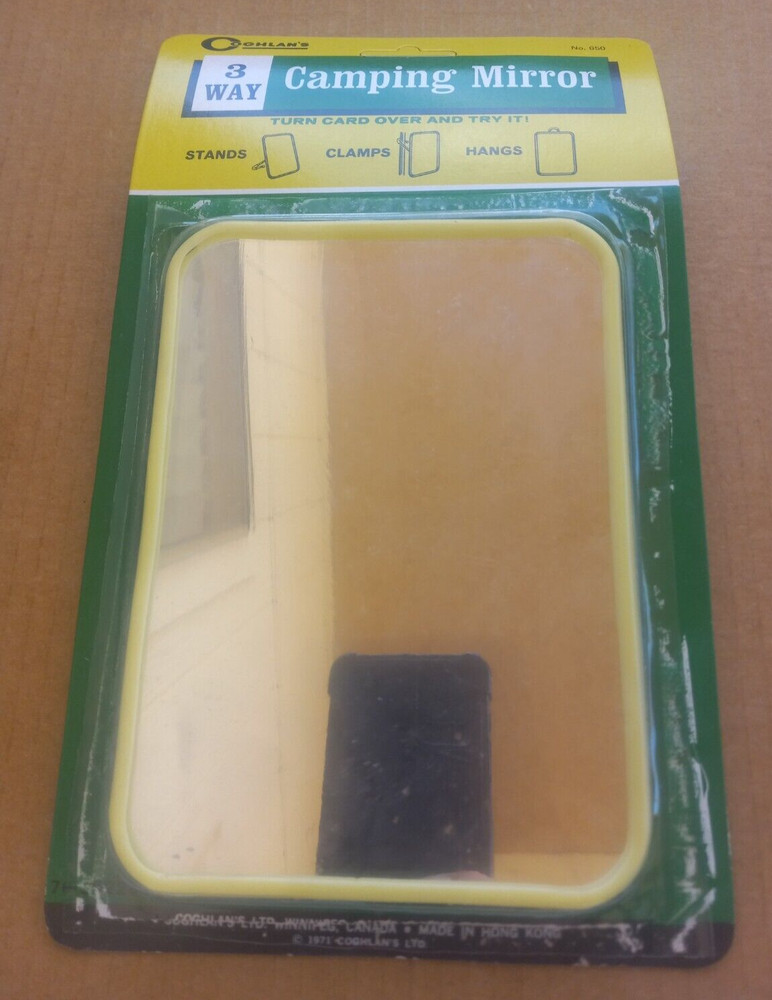 3-Way Camp Mirror , Yellow