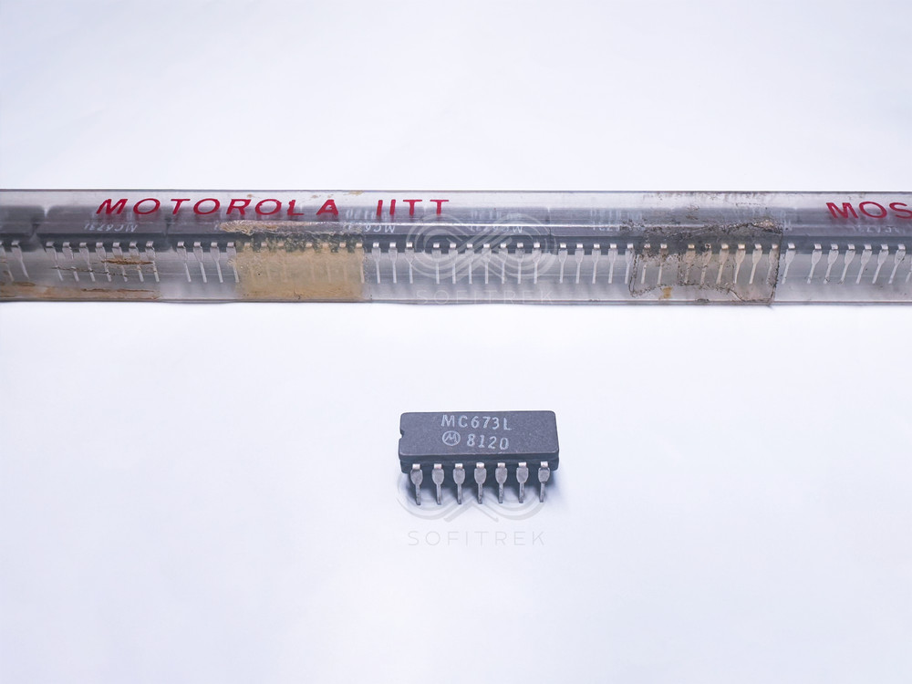 MC673L Motorola Dual 2-Input AND-OR-INVERT Gate Ceramic IC Active-Pullup CDIP-14