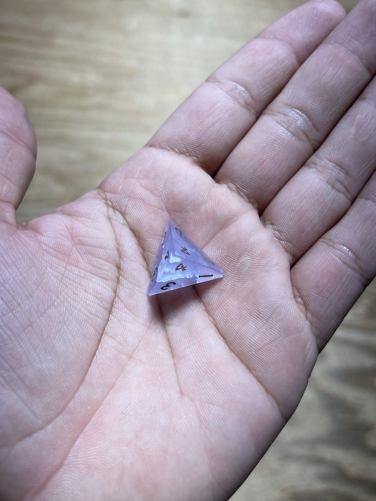 DNDND Dice Purple