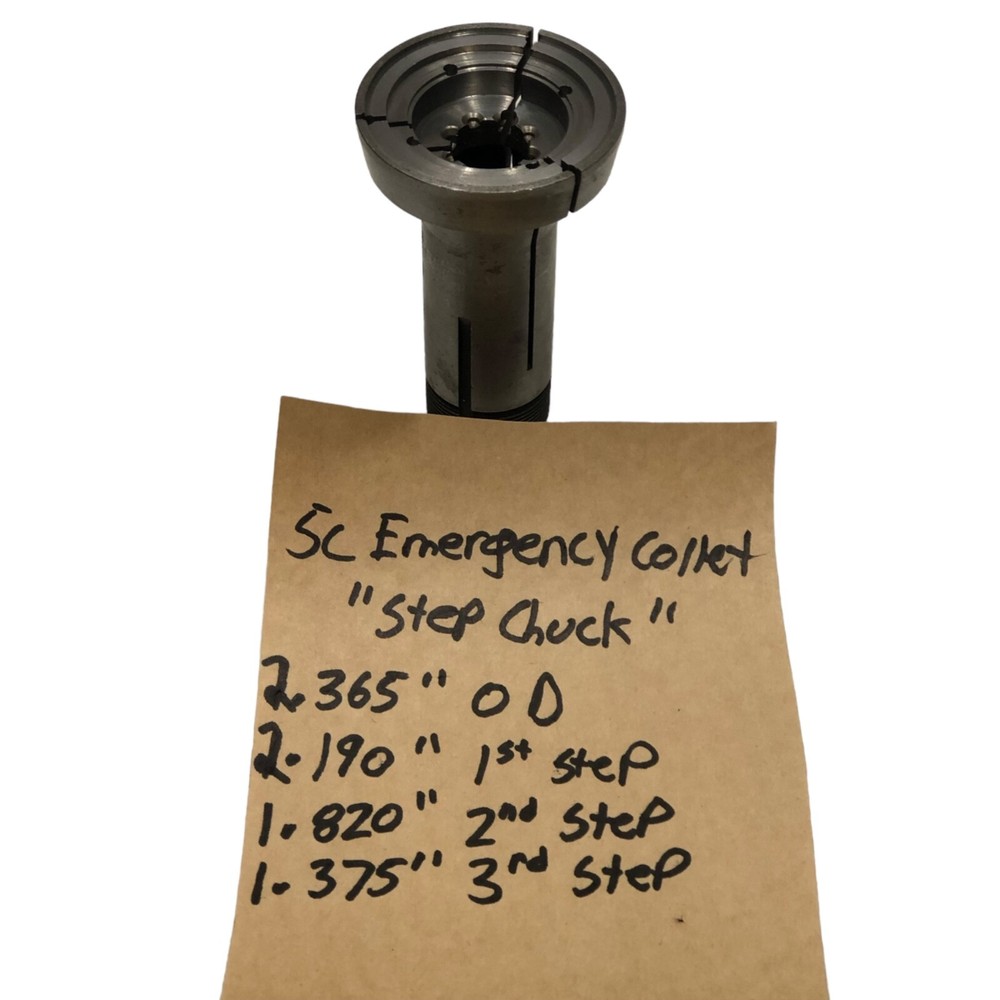 5C Emergency Collet Step Chuck 2.365" OD