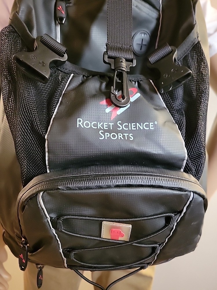 Rocket Science Sports Rocket Bag Triathlon Transition Pack Backpack Black