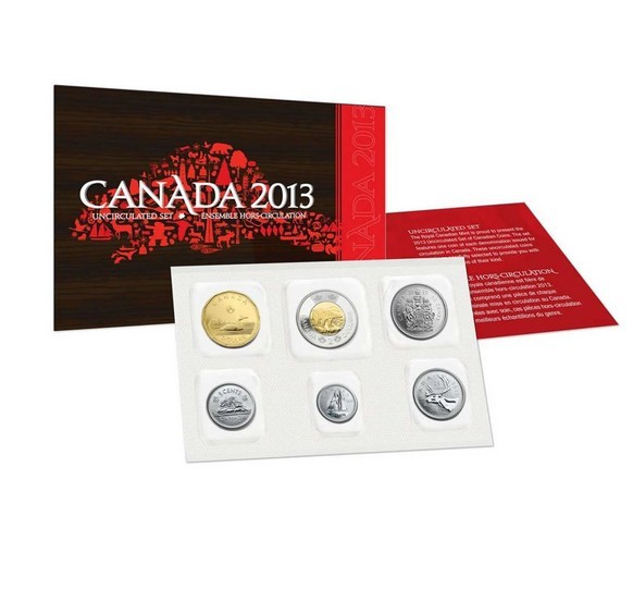 2013 Canada Uncirculated Proof Like Coin Set