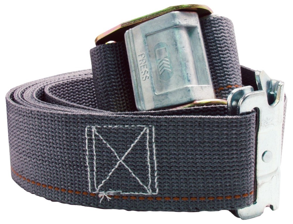 Kinedyne 651601 Cargo Tie Down Strap 16 ft E-Track Cam Buckle Gray