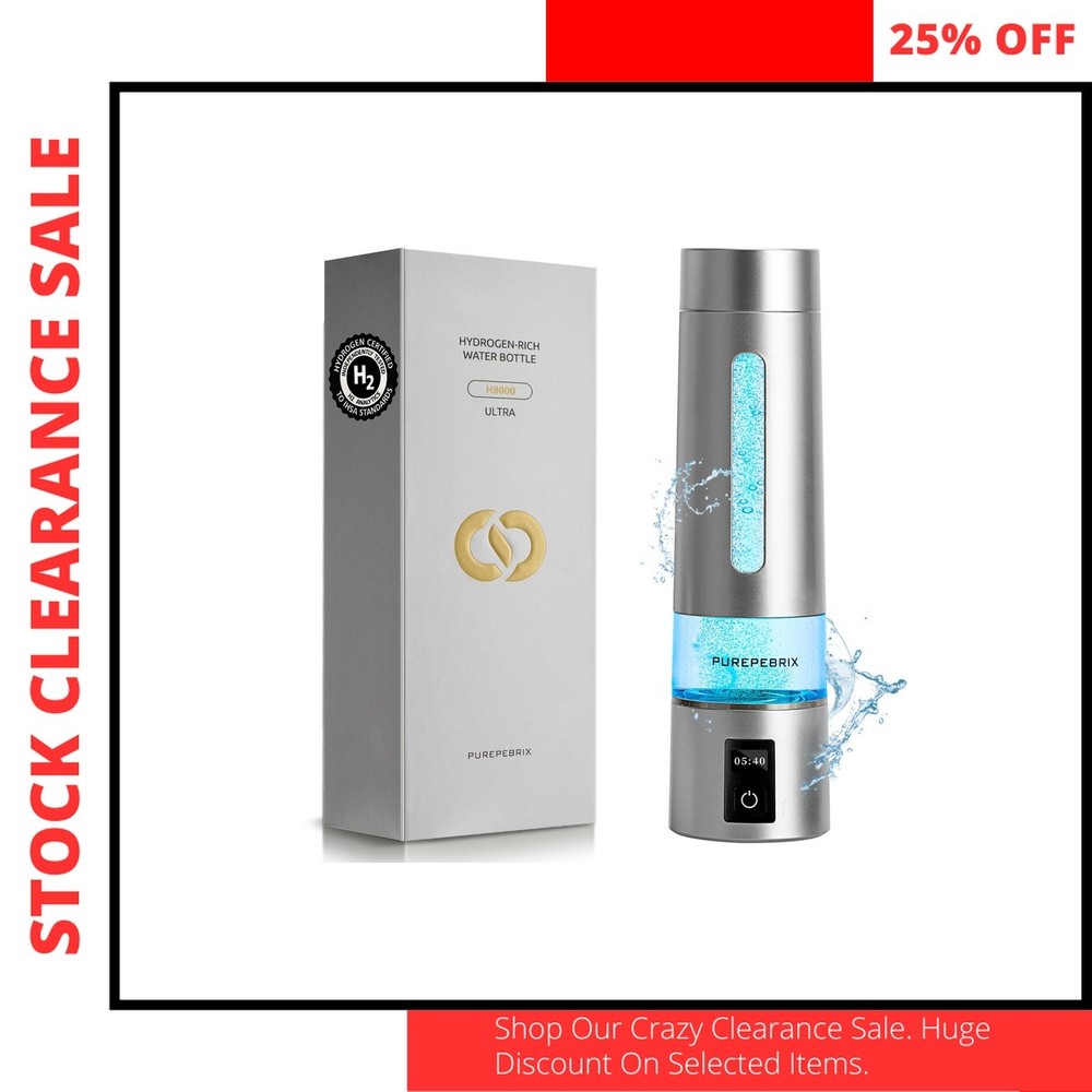 8100PPB Hydrogen Water Bottle SPE PEM Generator