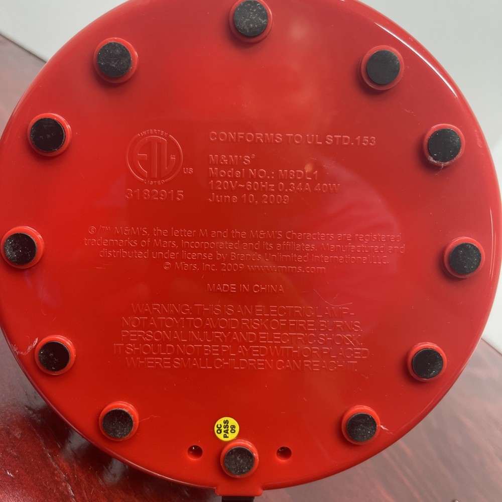 M&M's Desk Light Goose Neck Adjustable Computer Light 2009