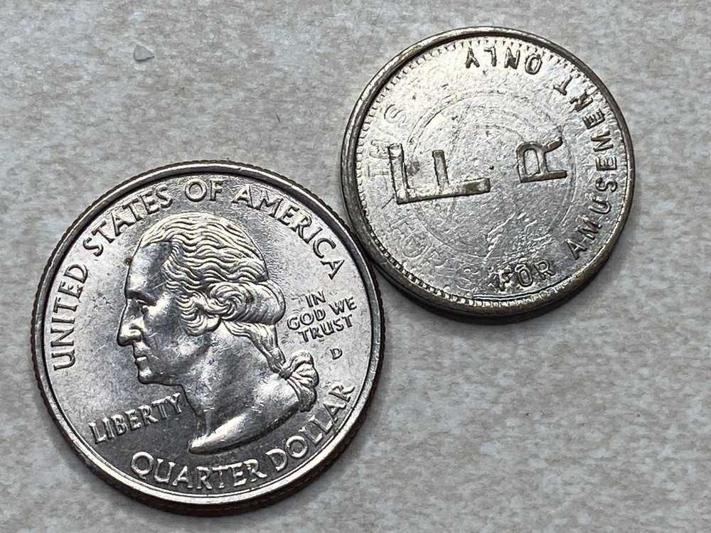F R RF Amusement Overstrike Token T2924