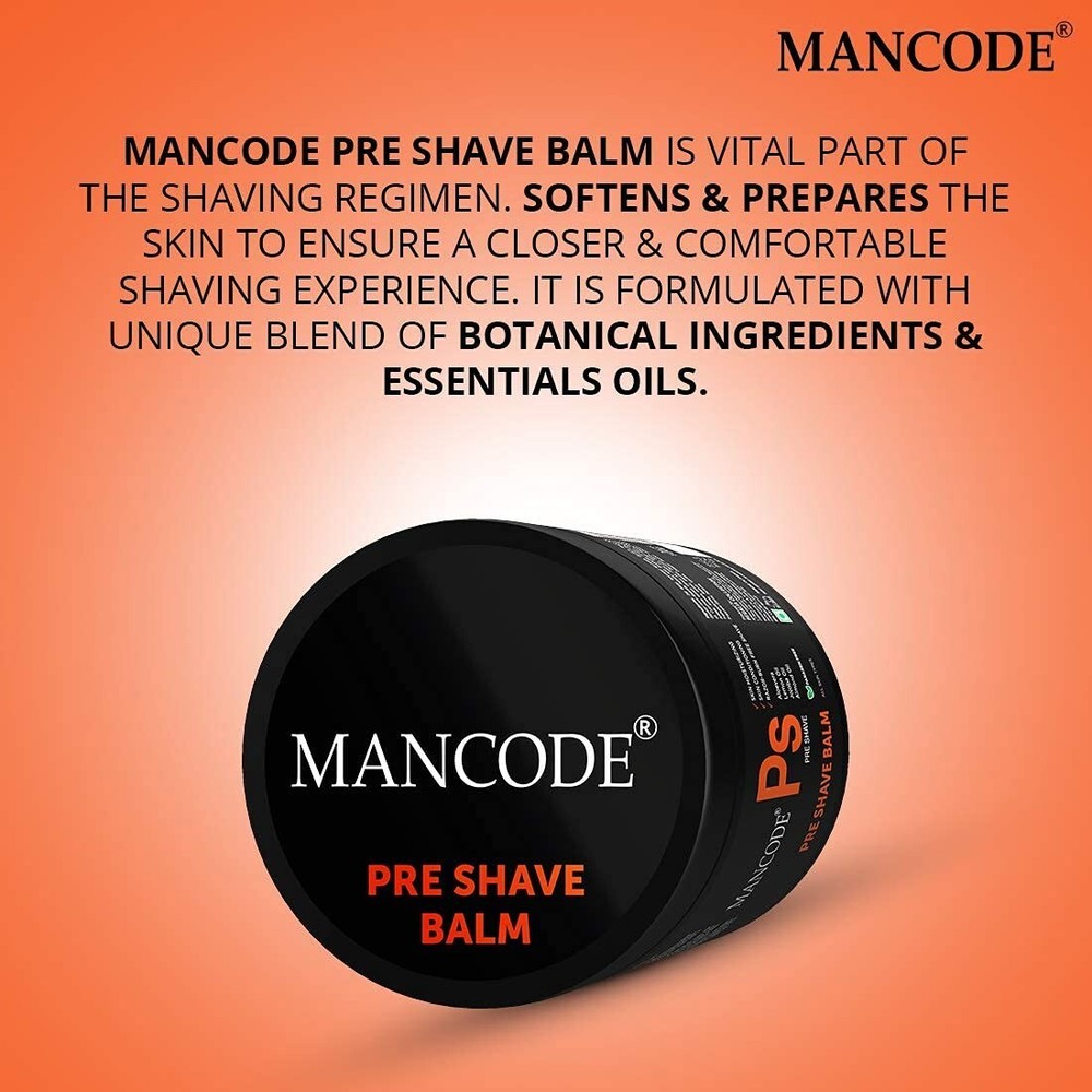 Mancode Pre Shave Balm For Men 100 gm,