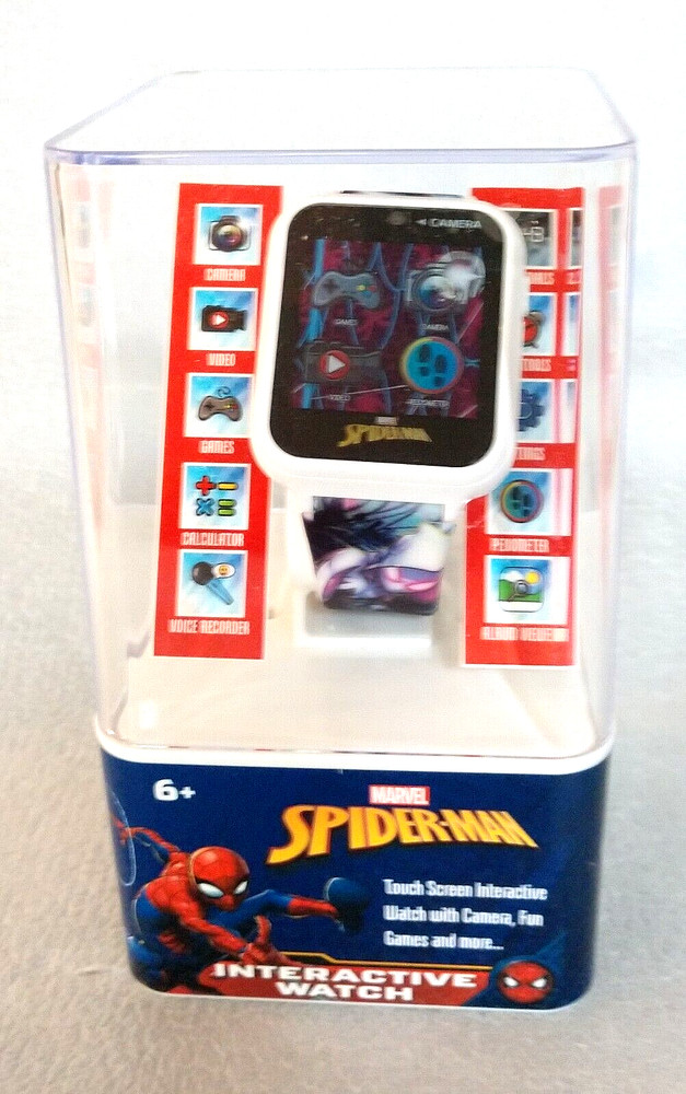 Marvel Comics Spider-Man Gwen Video Interactive Digital Camera Watch USB New