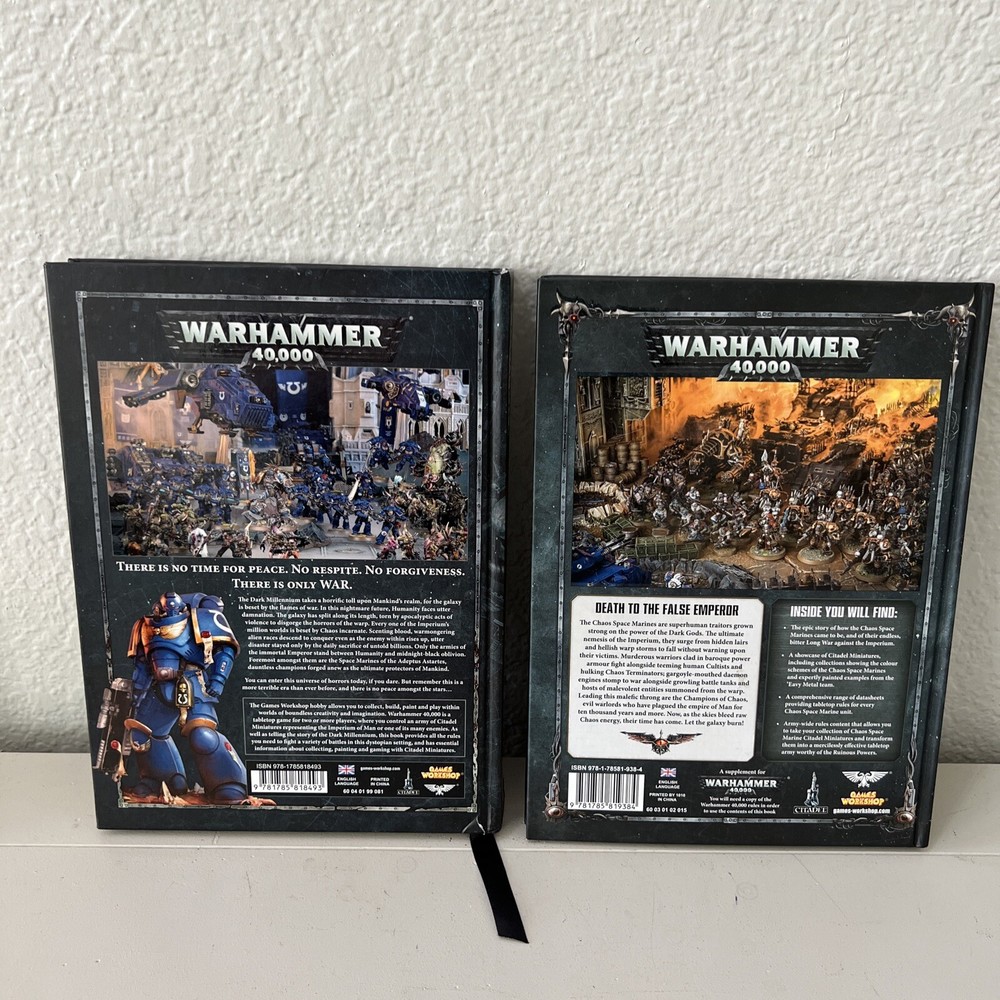 Games Workshop Warhammer 40K In the Grim Darkness & Codex Chaos Space Marines