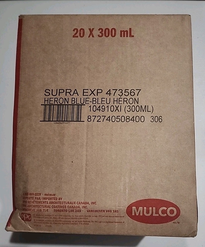 New Mulco Supra Heron Blue 20 Pack 300ml