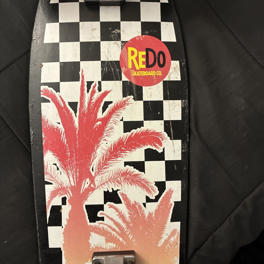 ReDo Shorty Cruiser Palm Checkers Skateboard