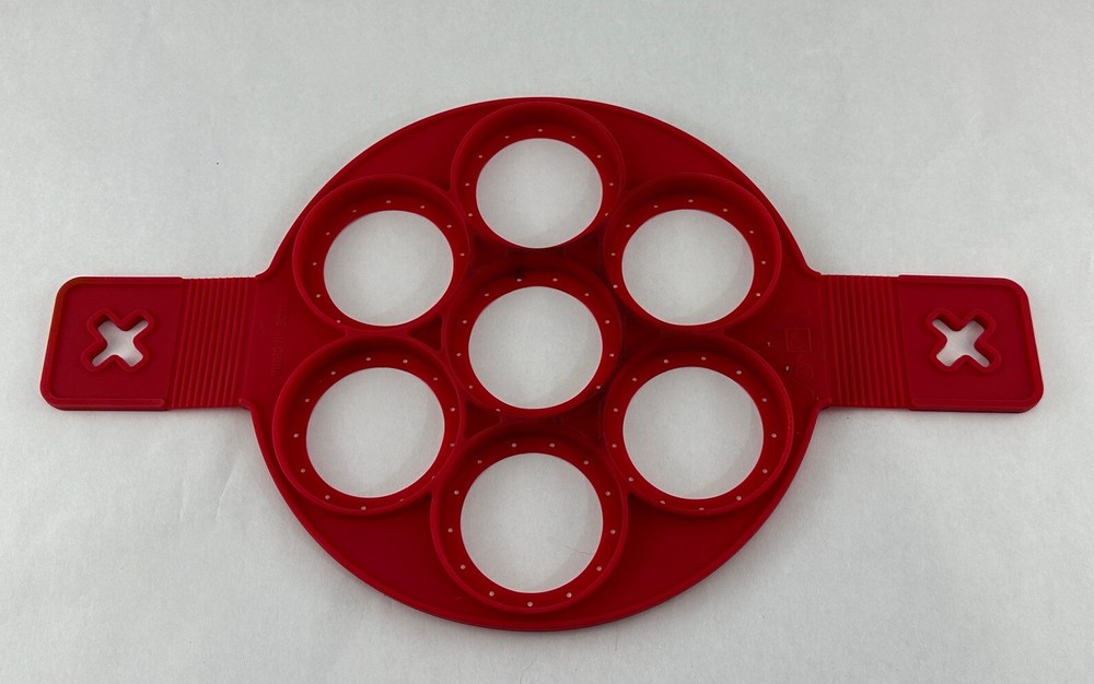 7 Holes Silicone Mold Pancake Maker Nonstick Egg Ring Maker Kitchen Accessories