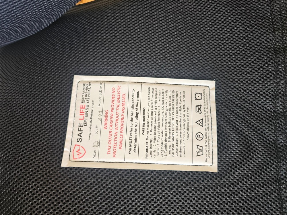 Safelife Tactical Body Armor