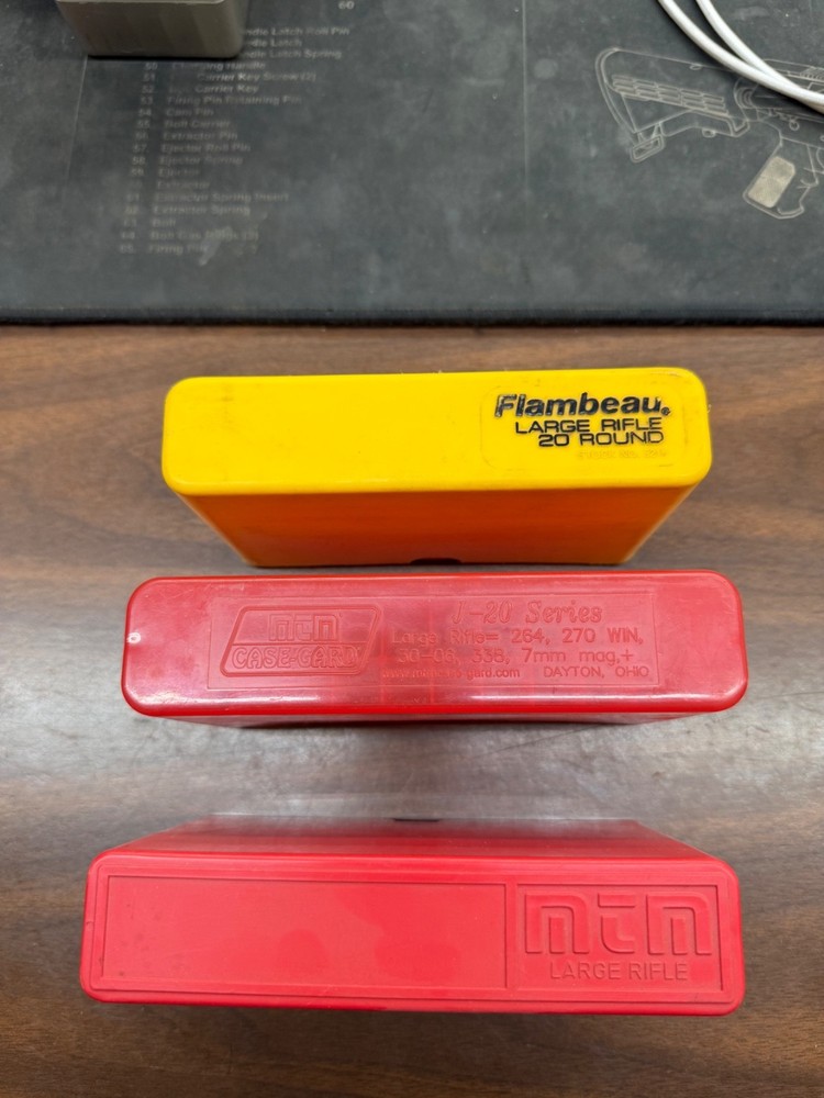 20 Round Slip-Top Rifle Ammo Box ASSORTED