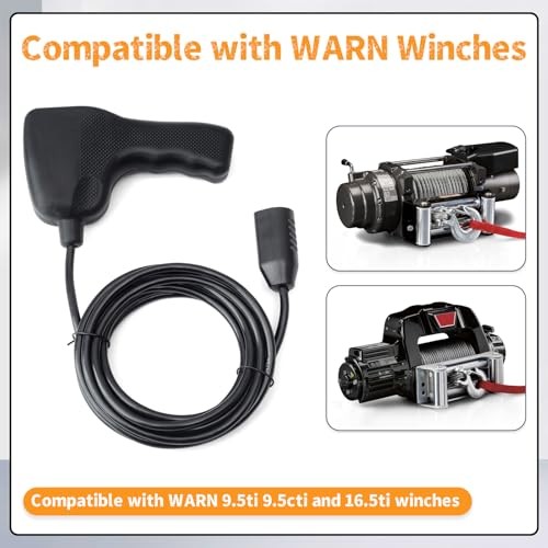 83658 Plug-in Winch Remote Hand Held Controller Compatible with WARN 9.5ti