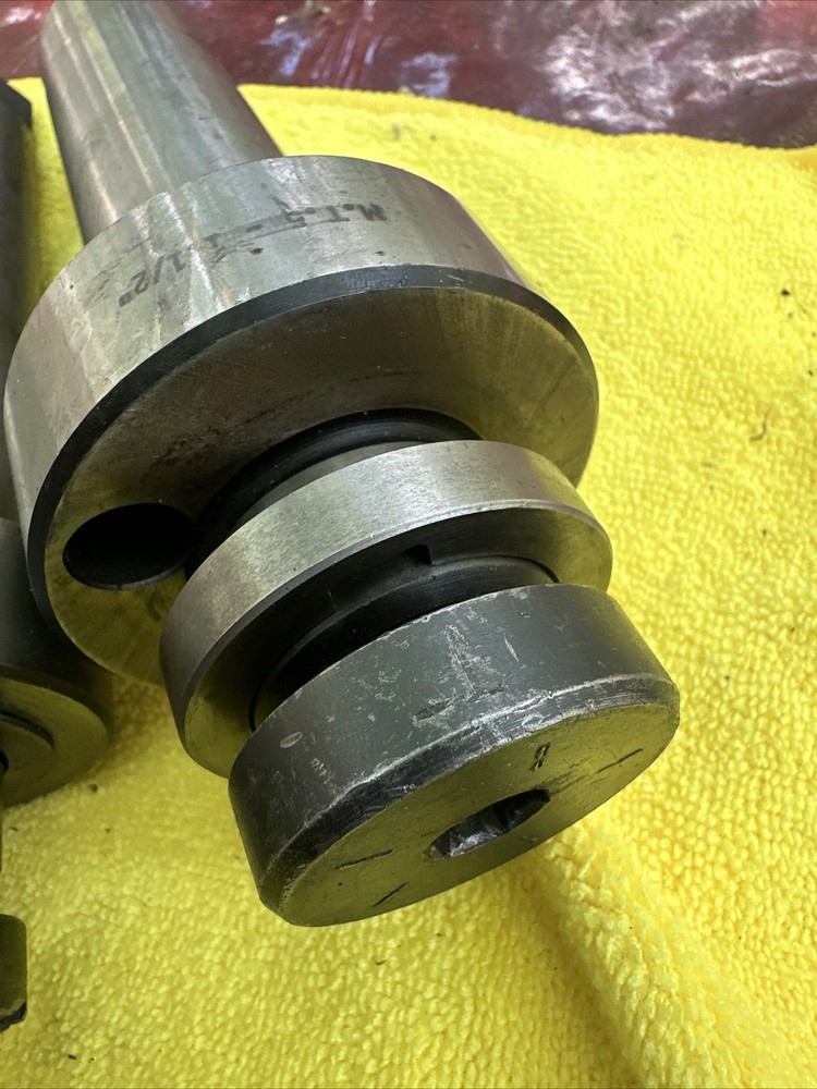 3pc Morse Taper 5 MT Face Shell Mill Arbors Sharpening Mandrel Cinci Work Head