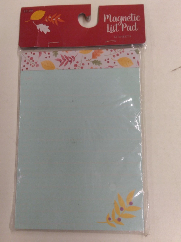 MAGNETIC LIST PAD 60 SHEETS NEW