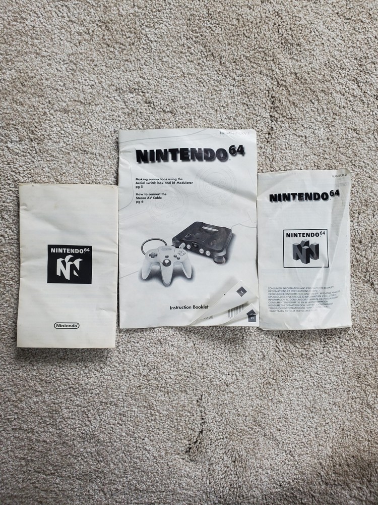 Nintendo 64 Console (PAL Version) With Box