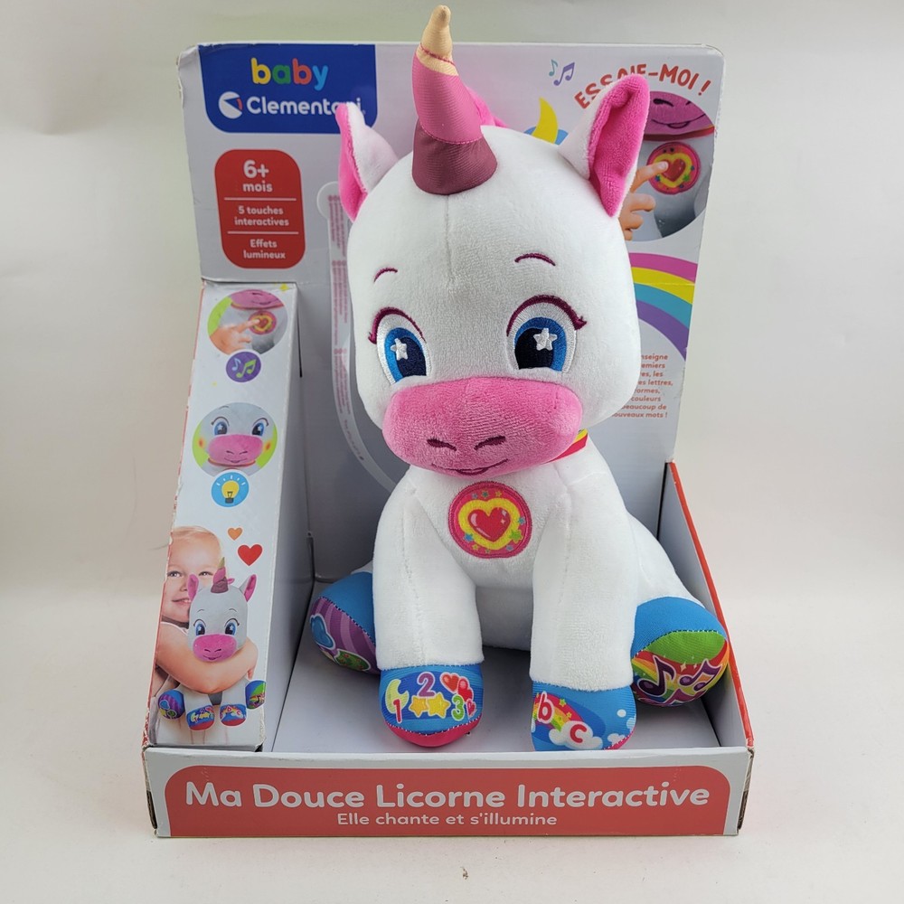 - Ma Douce Licorne Interactive 6 Mois + - Interactive Bébé - Elle Chante et S...