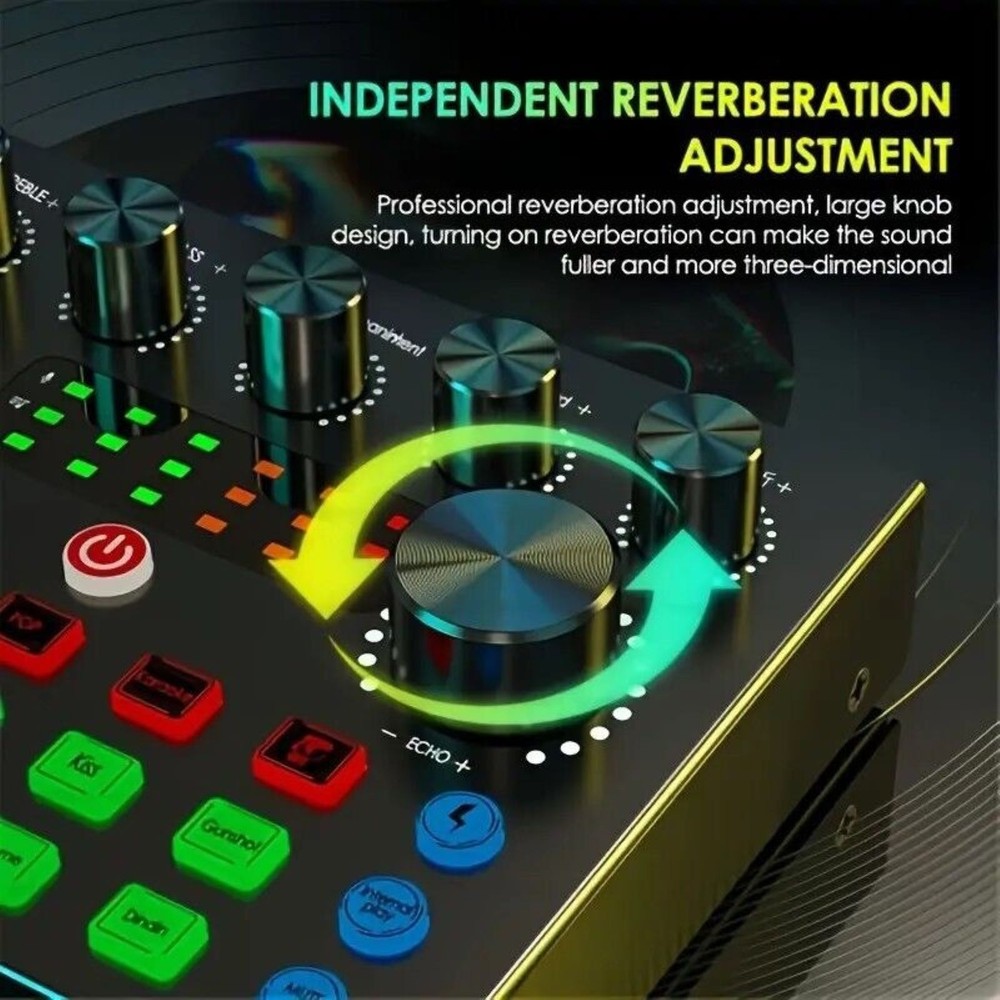 800mAh V8S Bluetooth Sound Card Multi-platform Live Steaming Compatibility