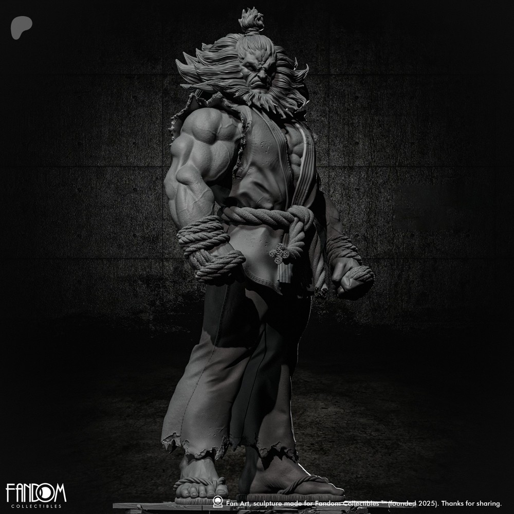 Akuma 3D Print Unpainted/Unassembled
