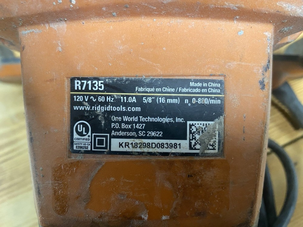 RIDGID R7135 Single Paddle Mixer/CORDED TOOL ONLY