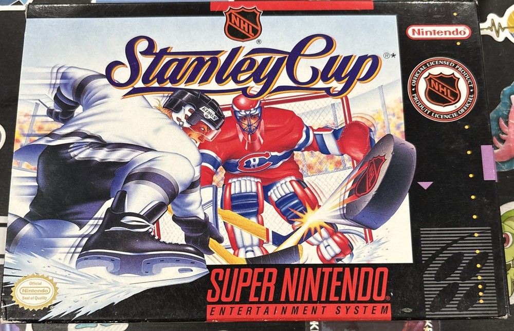 NHL Stanley Cup (Super Nintendo Entertainment System, 1993) BOX ONLY! Authentic