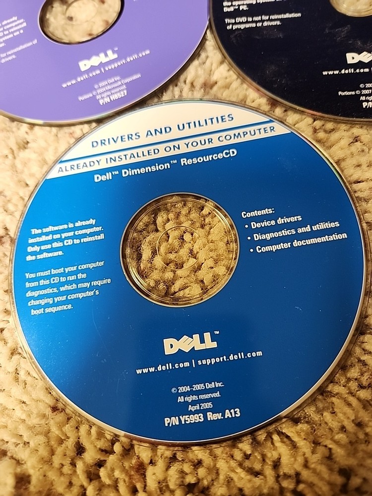 Dell Drivers & Utilities Computer Software Vista XP Resource