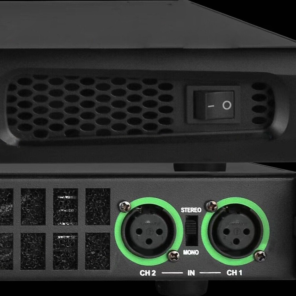 High-Tech 5200W 4-Channel Class D Digital Power Amplifier 5200 Watts PEAK Output