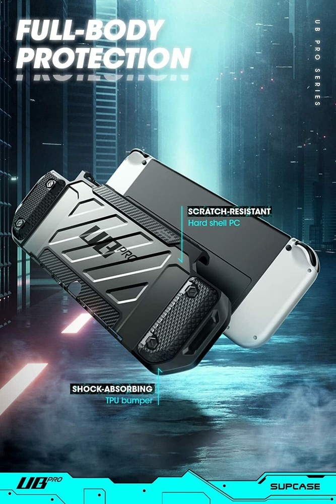 SUPCASE For Nintendo Switch OLED Console Joy-Con Grip Case Dockable Cover 2021