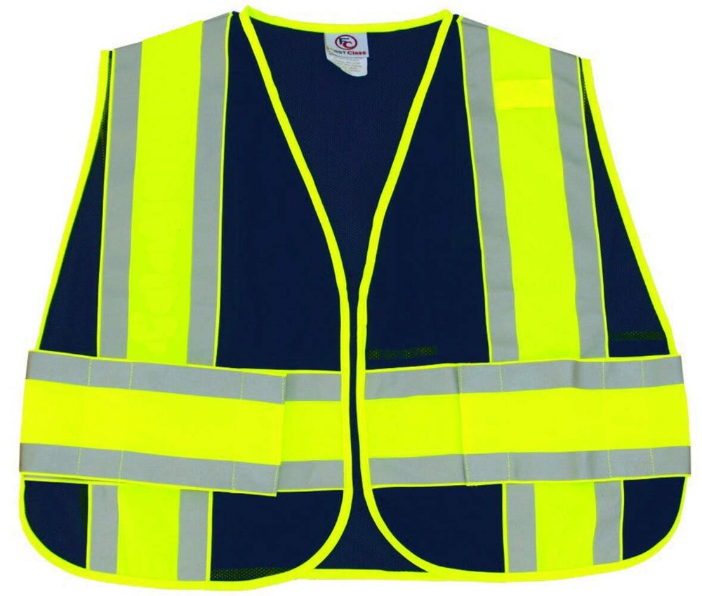 High Visibility Reflective Duty Vests (Dark Navy)