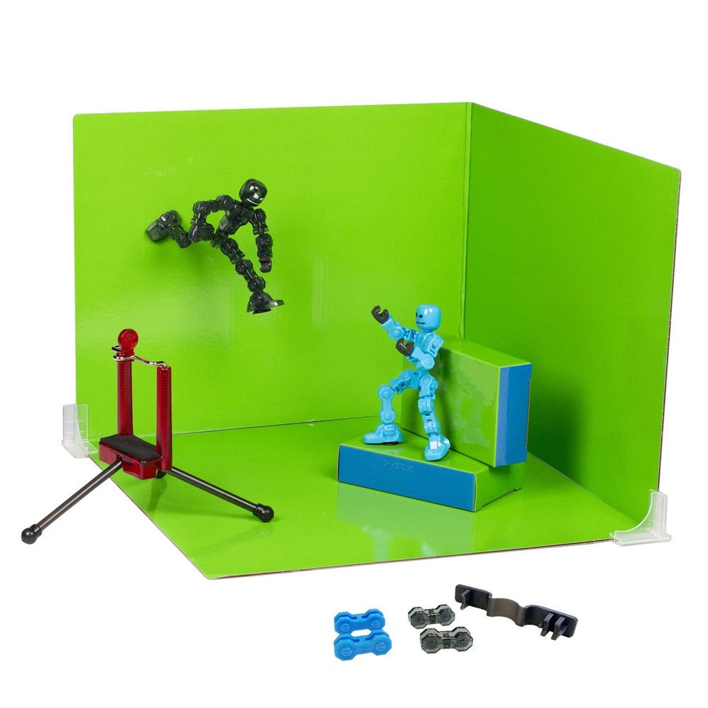 Zing Klikbot Zanimation Studio - Includes 2 Klikbots, Phone Large, Green