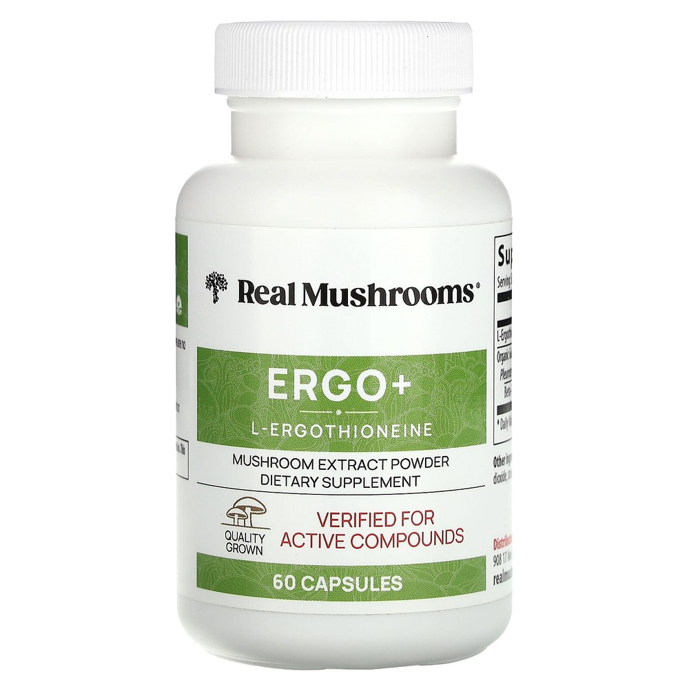 ERGO + L-Ergothioneine, 60 Capsules