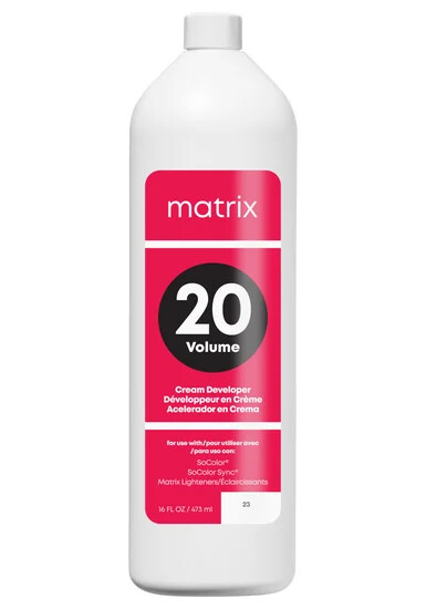 Matrix SoColor Cream Developer Lighteners - Choose 16 oz or 32 oz Developer