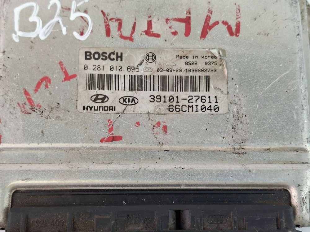 Hyundai Matrix 2010 Engine Control Module ECU 3910127611 kW BVV2826