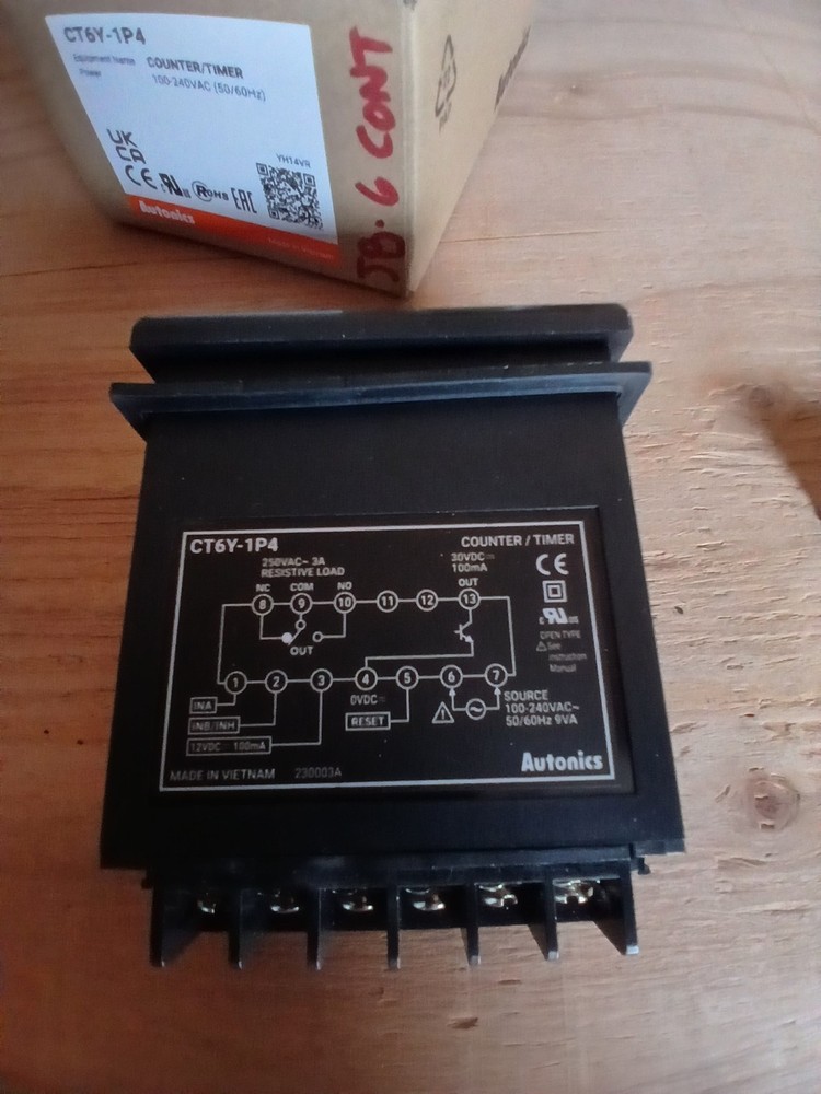 New CT6Y-1P4 Autonics Digital Timer & Counter Various Function 120/240VAC